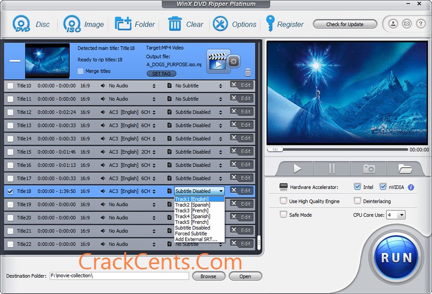 WinX DVD Ripper Platinum Free Download