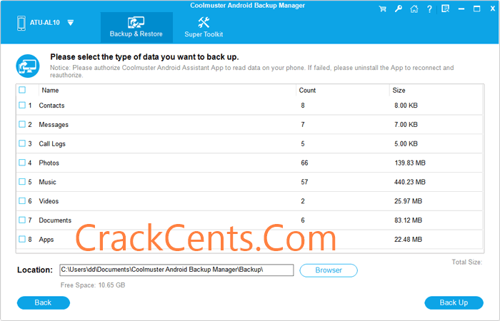 Coolmuster Android Backup Manager Free Download