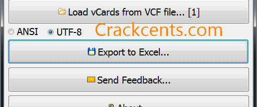 VovSoft VCF to XLS Converter Free Download