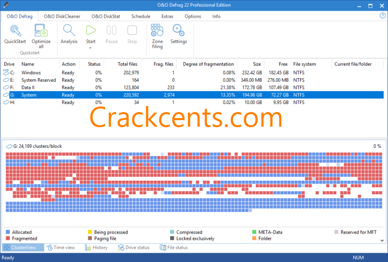 O&O Defrag Pro Free Download