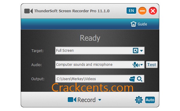 ThunderSoft Screen Recorder Pro Free Download