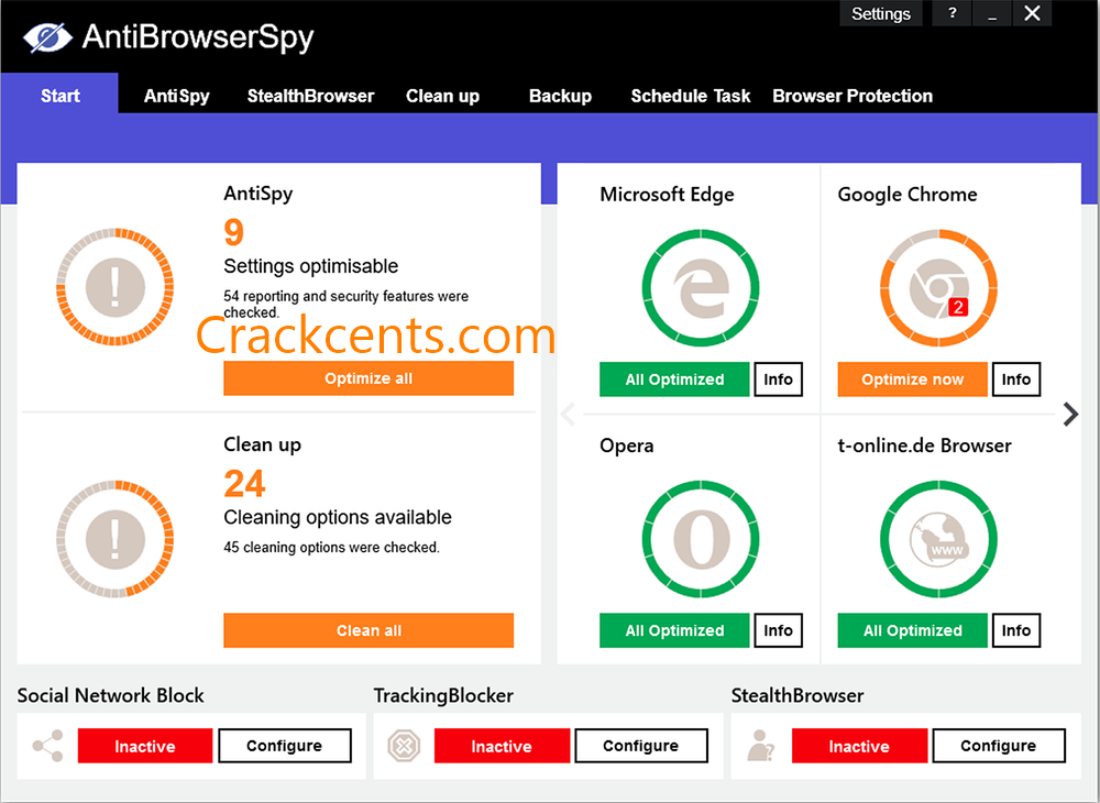 AntiBrowserSpy Pro Free Download